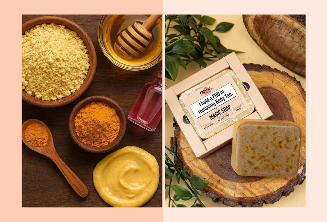 DIY Tan Removal vs. Ghar Soaps’ Magic Soap – Which Works Better?