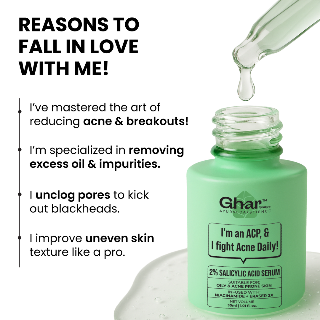 salicylic acid serum with eraser 2x, To Reduce Acne, Pimples