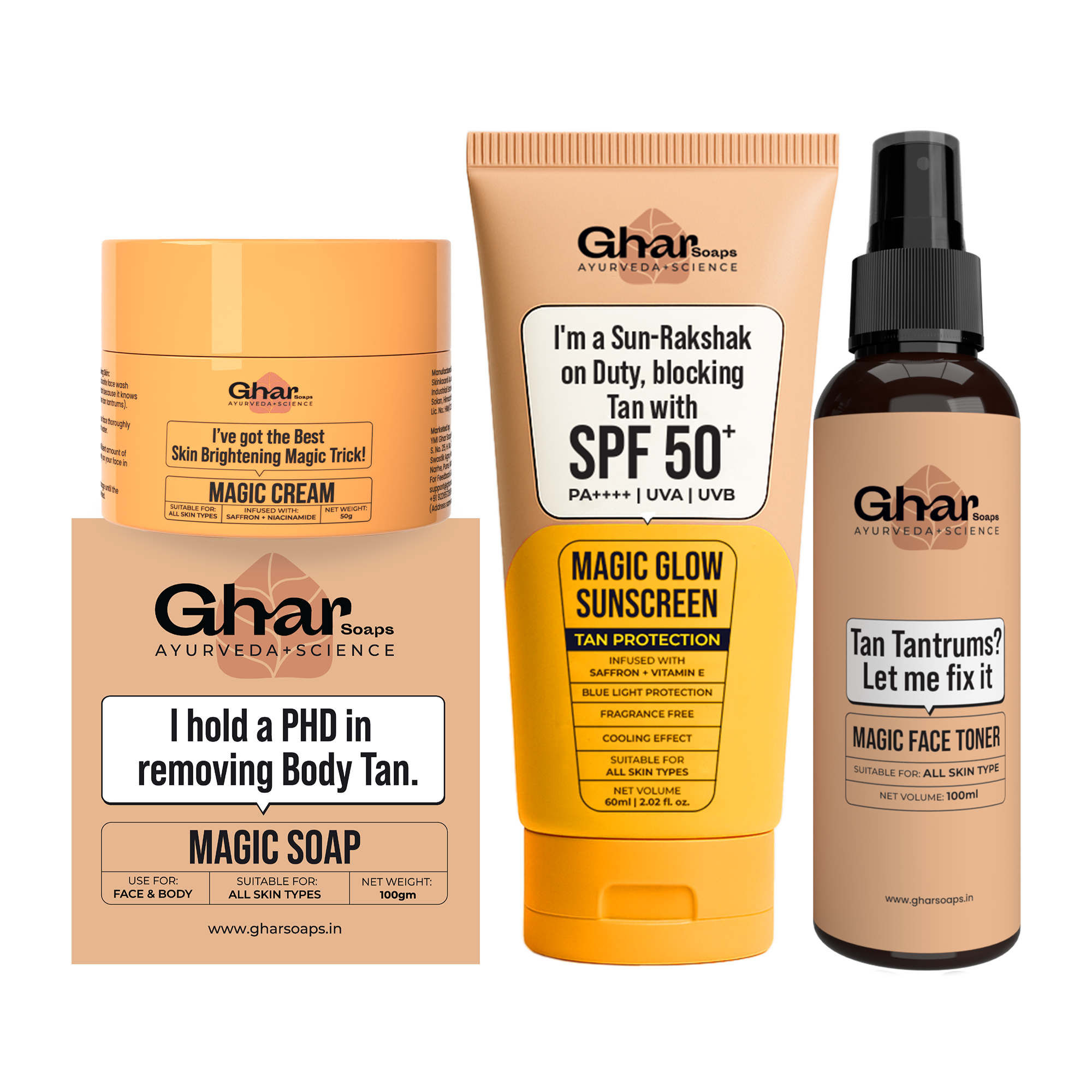 Magic Cream with Saffron & Niacinamide for De-Tan & Skin Brightening