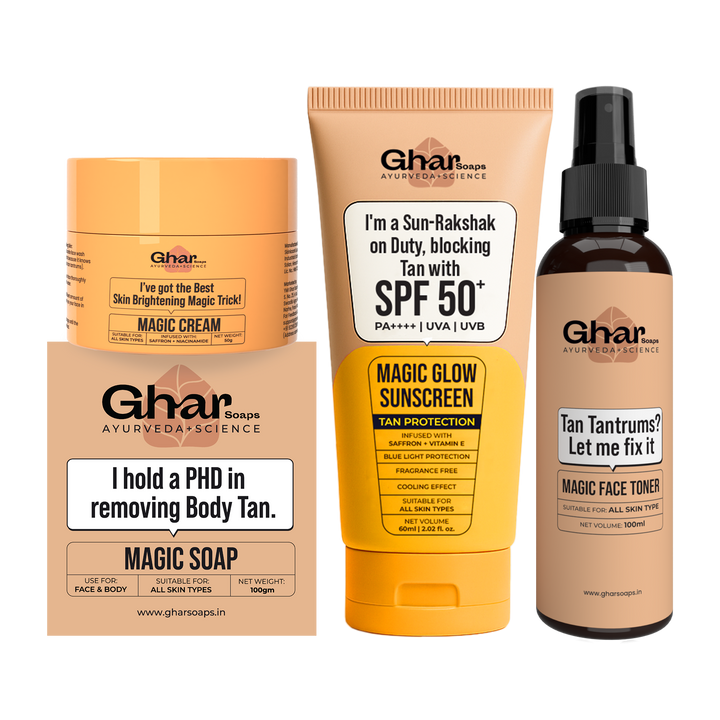 Magic Cream with Saffron & Niacinamide for De-Tan & Skin Brightening