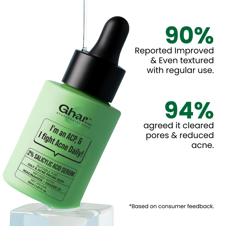 salicylic acid serum with eraser 2x, To Reduce Acne, Pimples