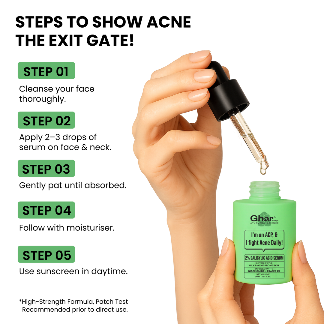 salicylic acid serum with eraser 2x, To Reduce Acne, Pimples