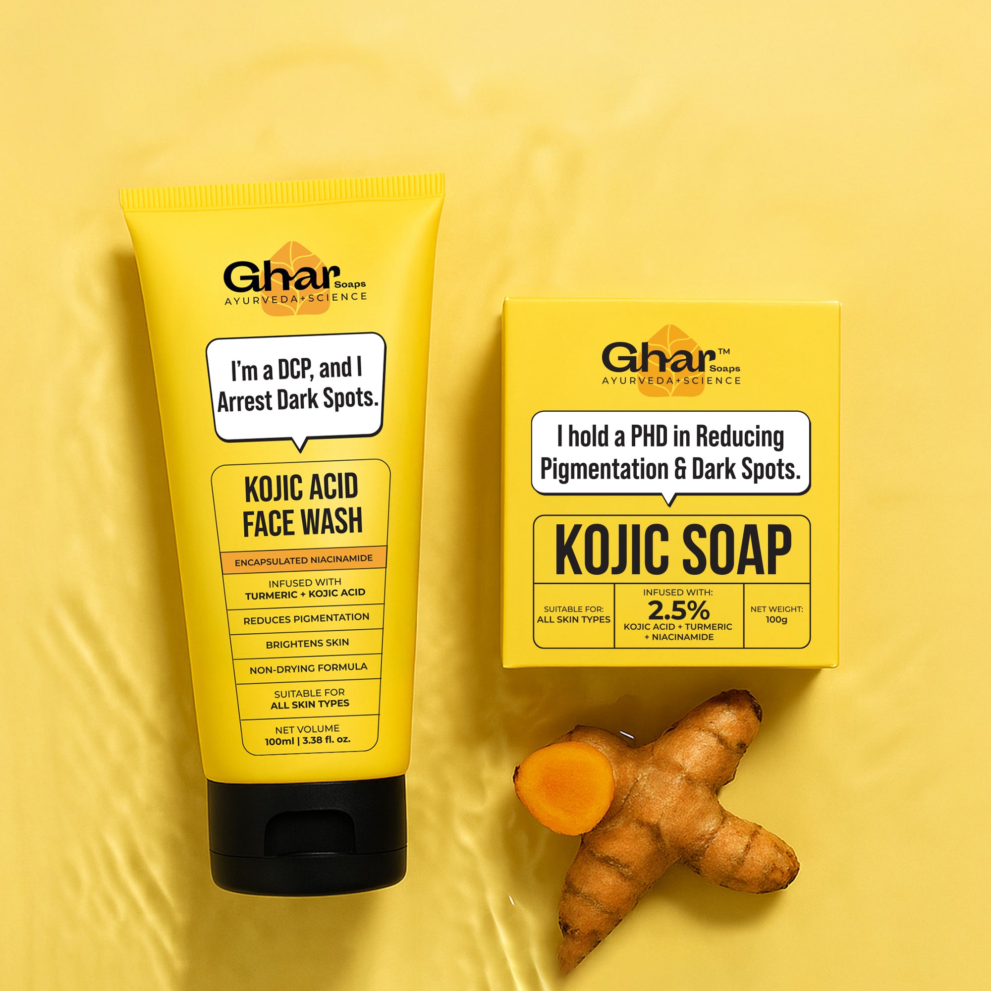 Kojic Soap + Kojic Face Wash Combo