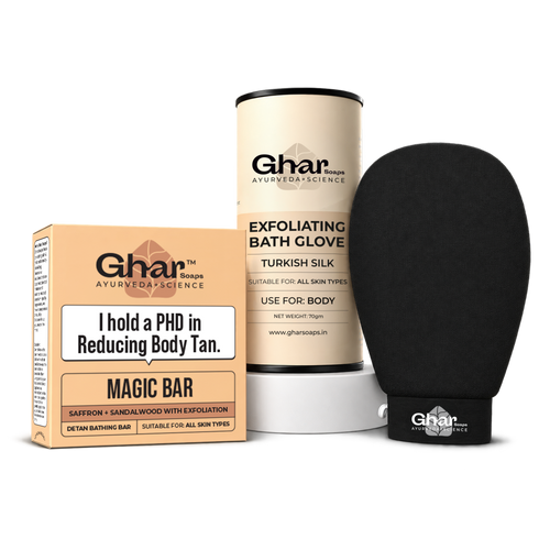 Magic Soap & Exfoliating Body Glove Combo