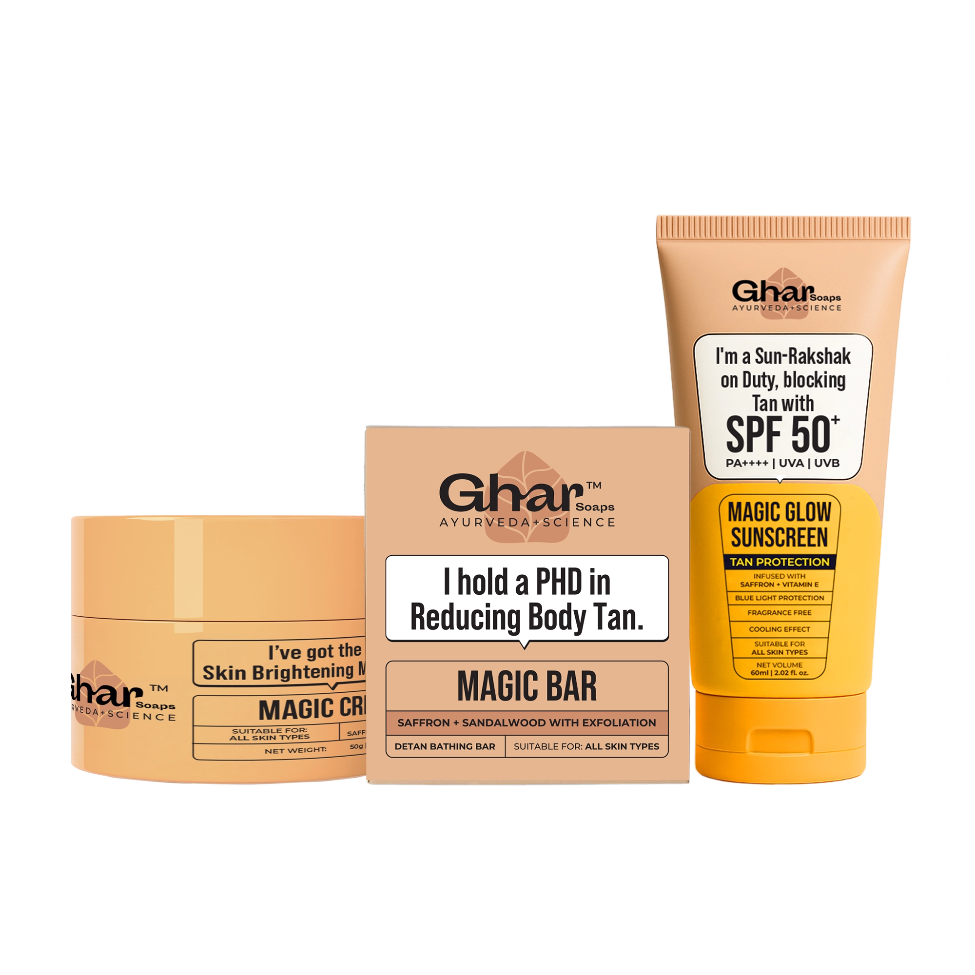Magic cream + Sunscreen 60ml combo
