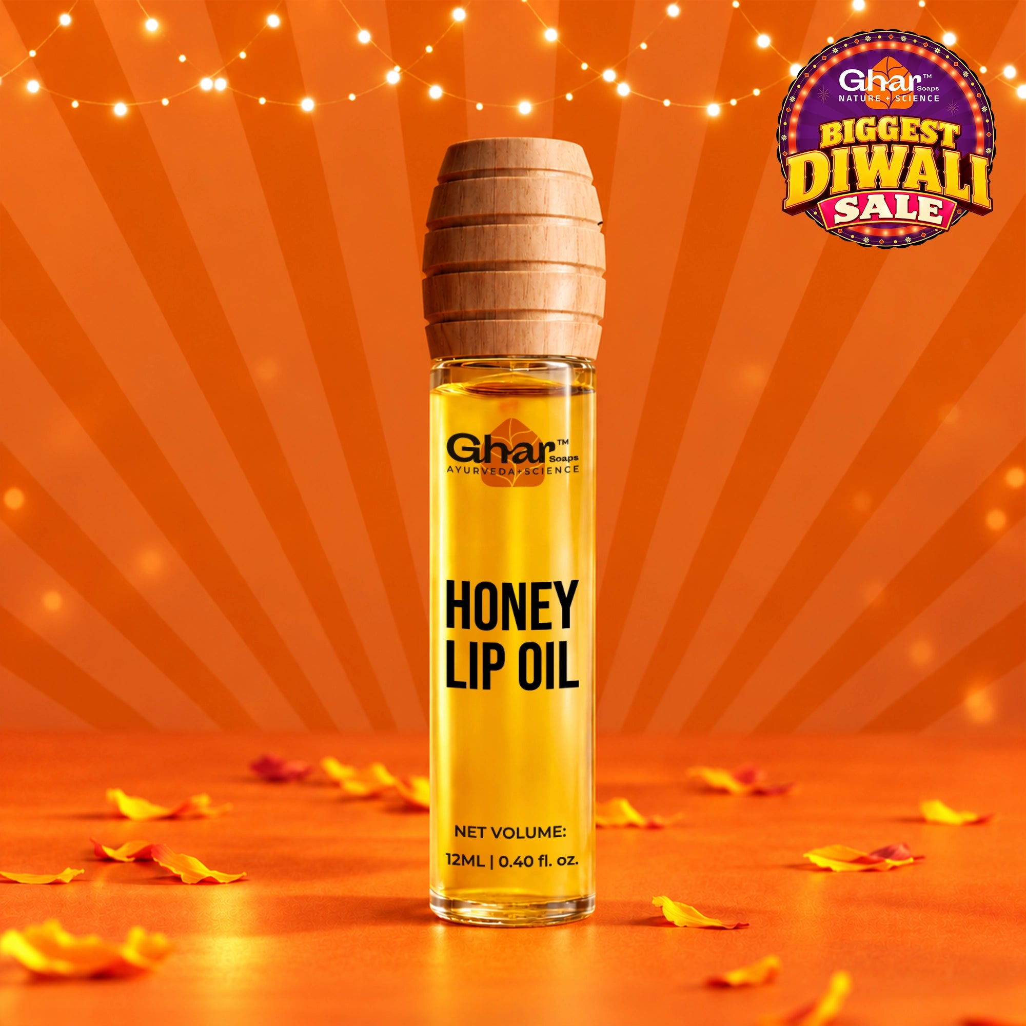 Honey Lip Oil  With SPF 30