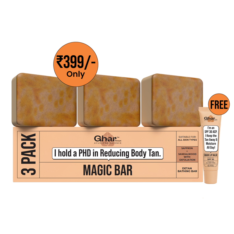 3 pack Magic Soap + Magic lip balm Combo