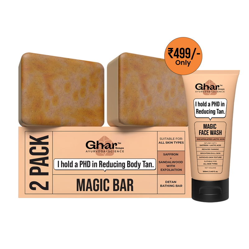 2 Pack Magic Soap +  Free Magic Face Wash 100ml