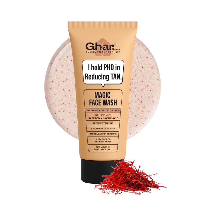 Magic Face wash With Saffron and Lactic Acid