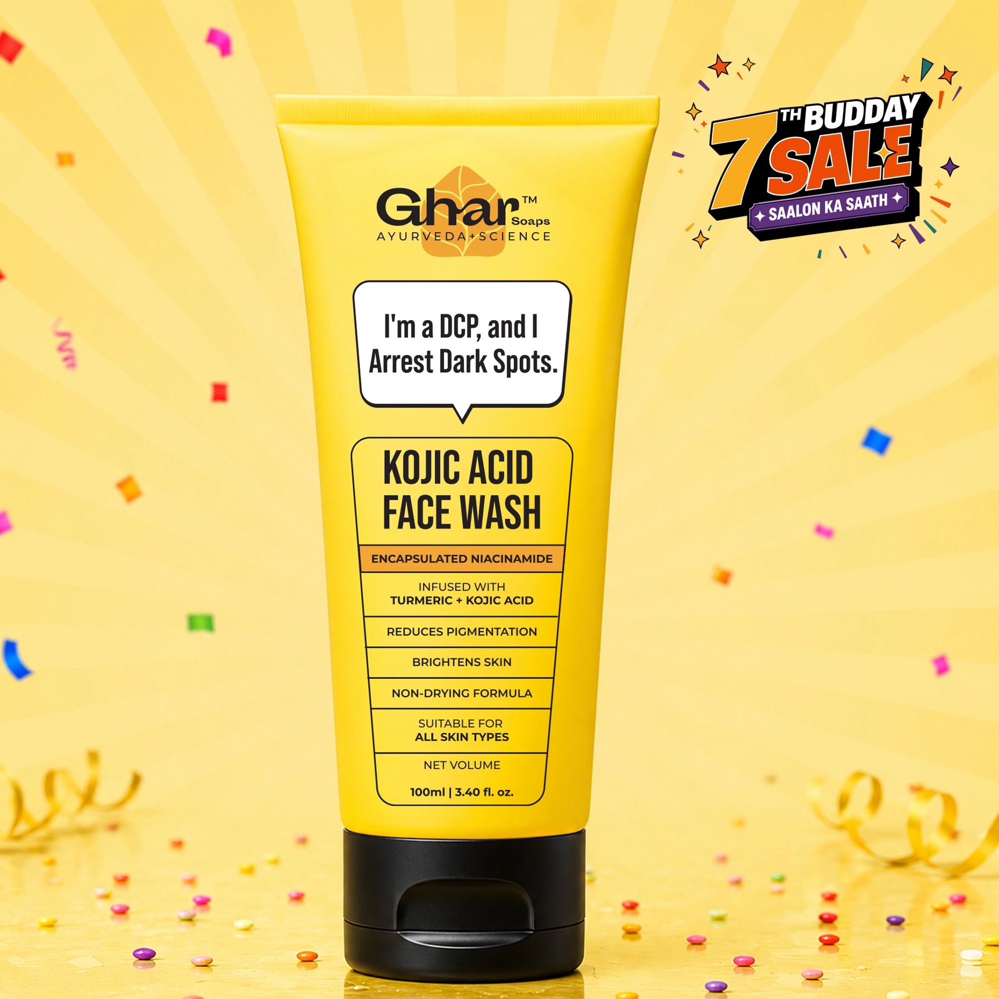 Kojic Acid & Turmeric Face Wash