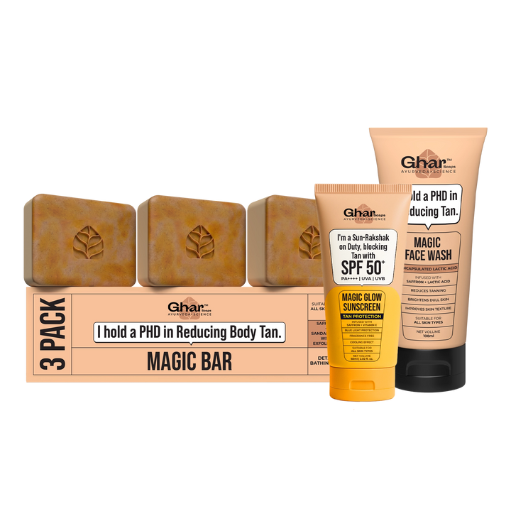 Magic Soap + Sunscreen + Magic Face Wash Combo