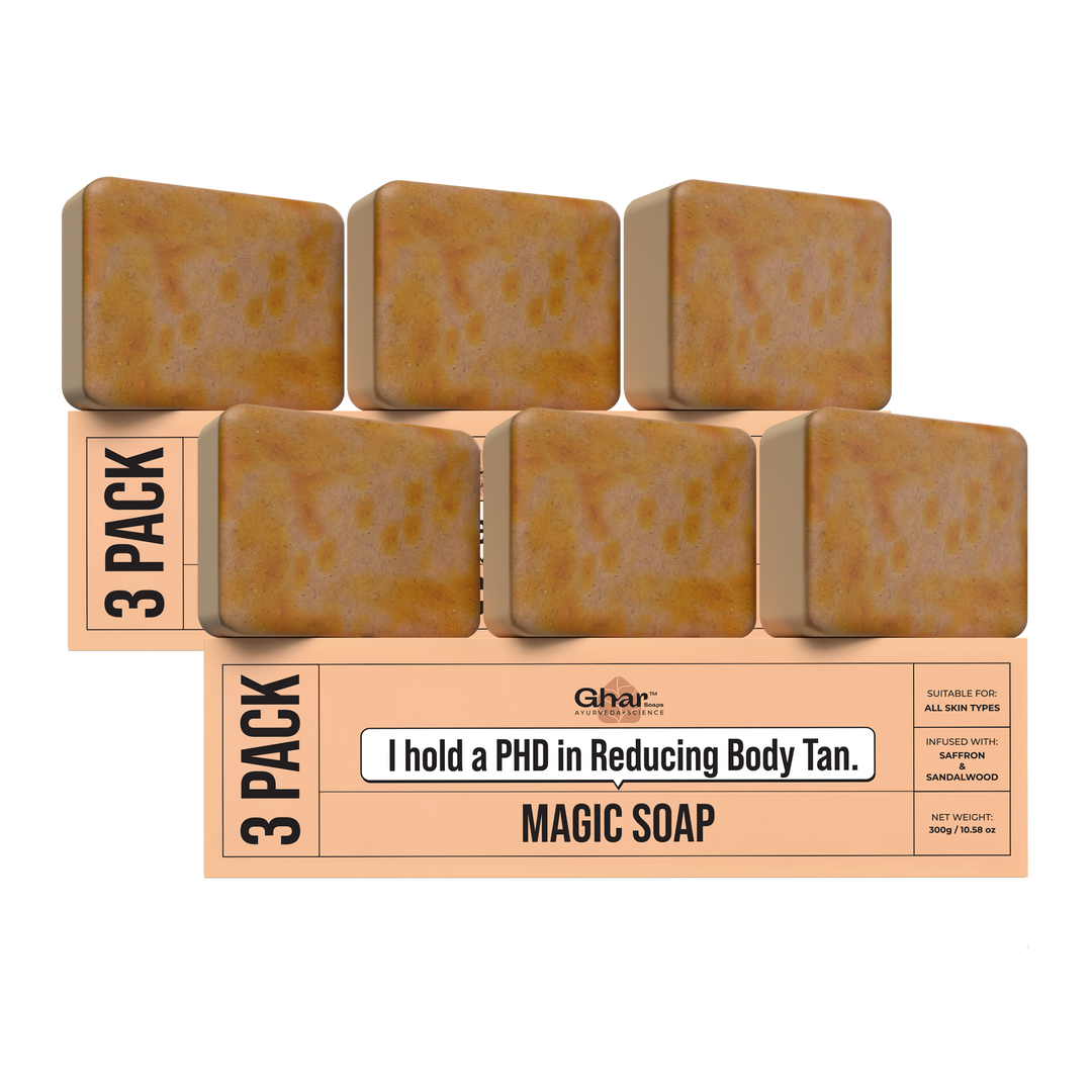 Magic Soap (Sandal Wood and Saffron Soap)