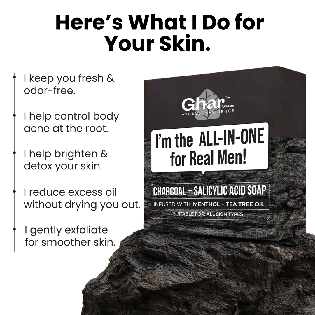 Charcoal + Salicylic acid soap