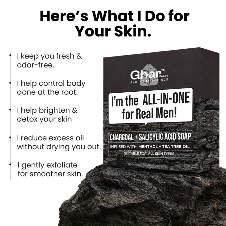 Charcoal + Salicylic acid soap