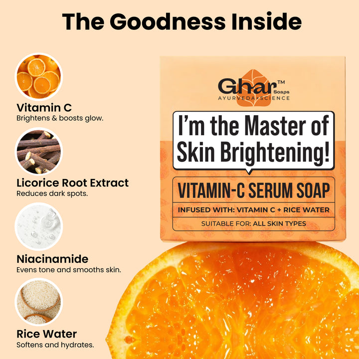 Vitamin c serum soap