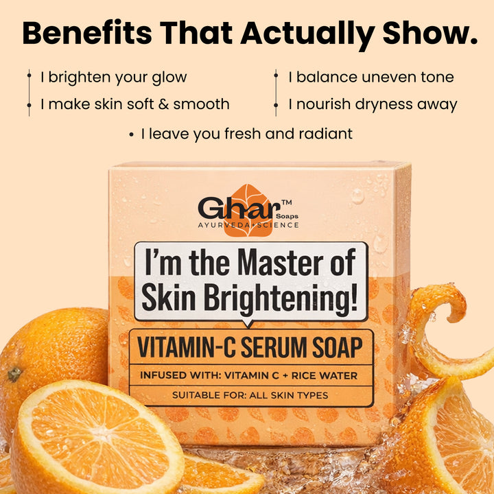 Vitamin c serum soap
