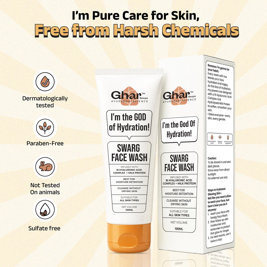 Swarg Face Wash For Intense Hydration & Glowing Skin