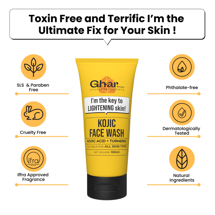 Kojic Acid & Turmeric Face Wash