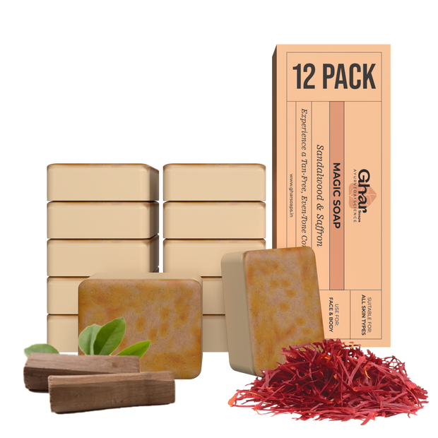 MAGIC SOAP ( SANDAL WOOD AND SAFFRON SOAP )