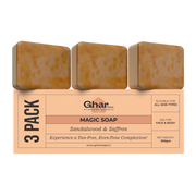 MAGIC SOAP ( SANDAL WOOD AND SAFFRON SOAP )