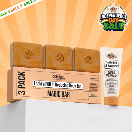 3 Pack Magic Soap + Swarg Face Wash