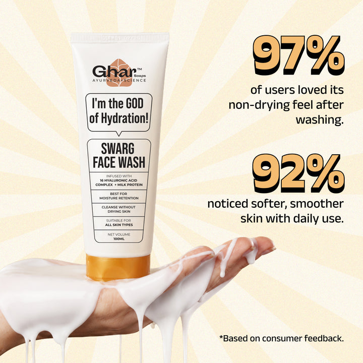 Swarg Face Wash For Intense Hydration & Glowing Skin