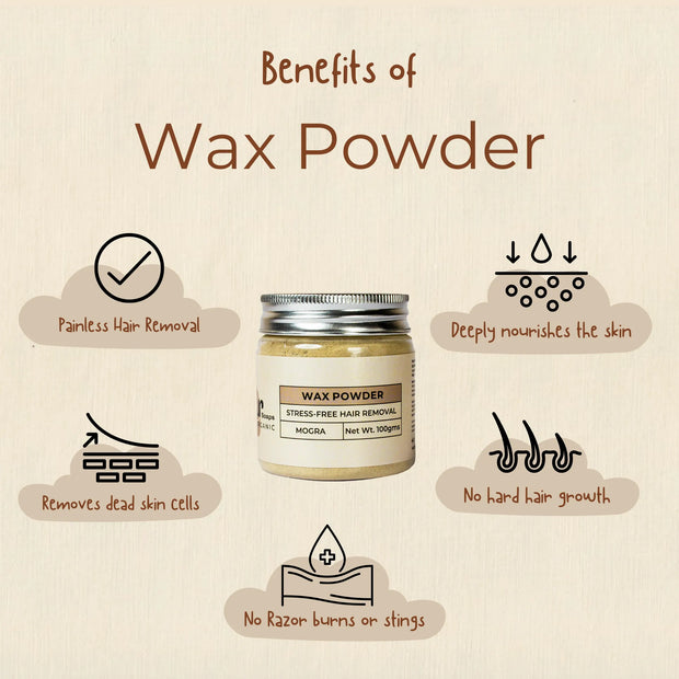 Organic Hair Removal Wax Powder