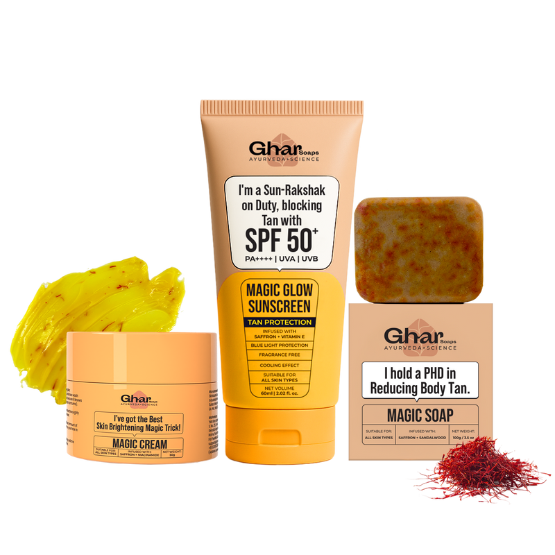 Magic Cream+ Sunscreen 60ml + Magic Soap Combo