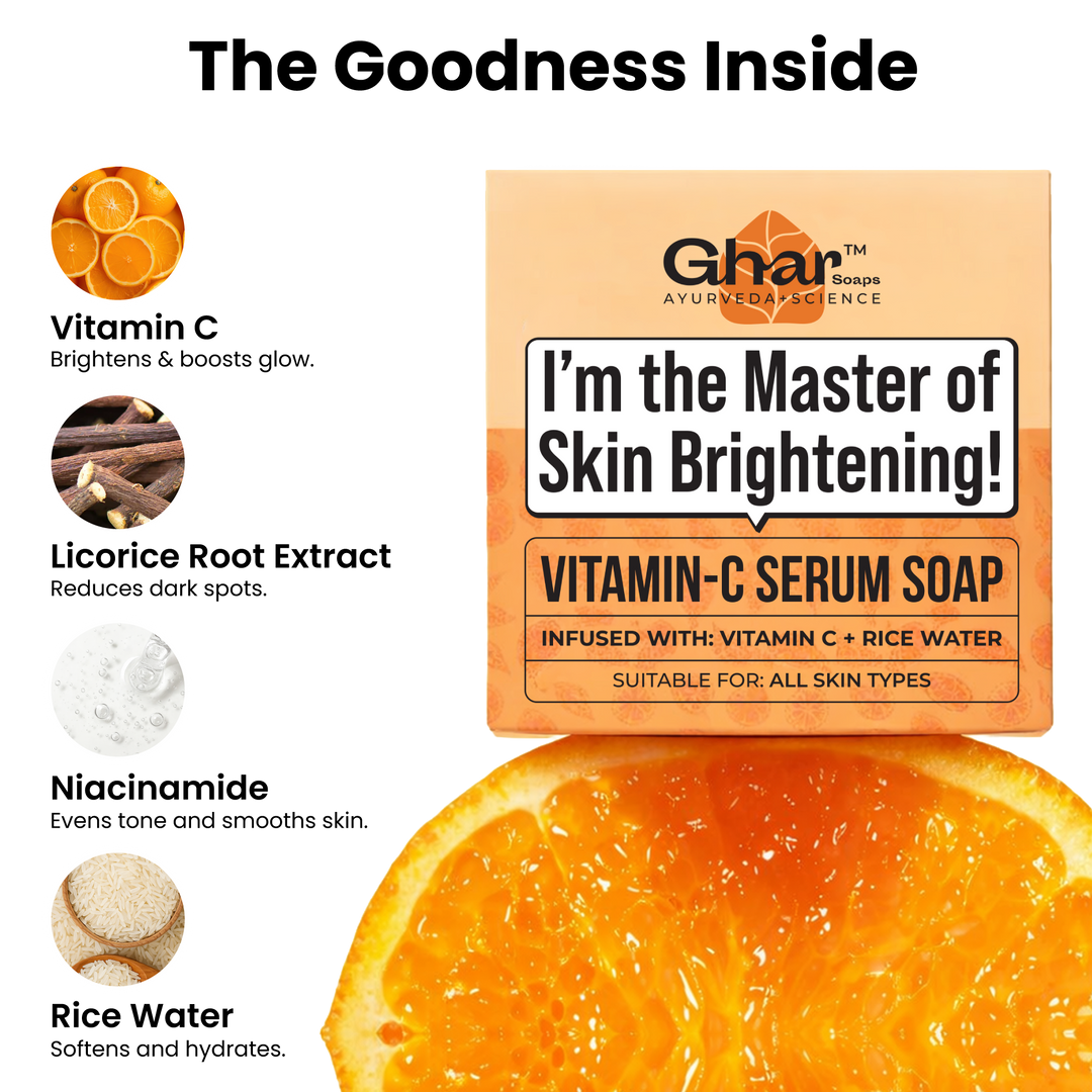 Vitamin c serum soap